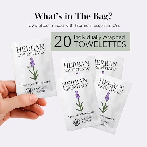 Lavender Wipes & Towelettes (20 Count)