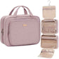 Travel Toiletry Bag for Women Hanging Organizer Makeup Case Pockets