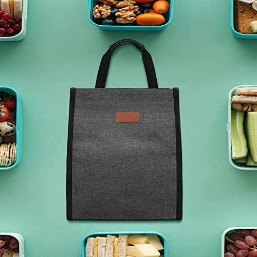 Lunch Bags for Women Insulated Reusable Lunch Tote with Internal Pocket