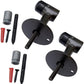 QCAA Solid Brass Door Stop, 3", Height, ORB(Oil-Rubbed Bronze), 2 Pack