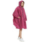 Rain Poncho Jacket Coat Hooded Zipper Style for Women