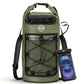 5/10/25/30/40L Waterproof Dry Bag & Phone Case - Large Floating Dry Backpack for Kayaking, Travel, Hiking, Fishing, Camping, Motorcycles & Beach, Heavy-Duty Roll Top Men/Women (Green)