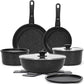 15Pcs Pots and Pans Set Non Stick