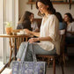 100% Cotton Quilted Tote Bag For Women
