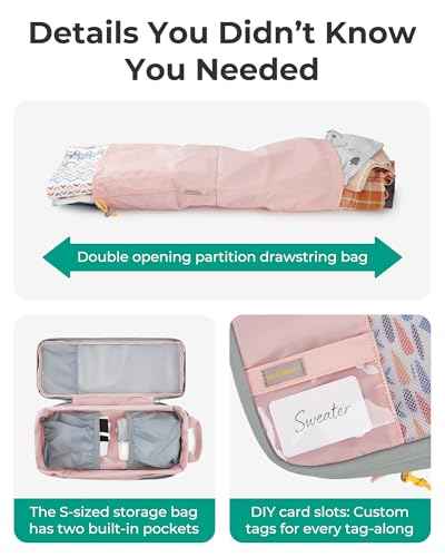 6 Set Compression Packing Cubes for Travel (6 Count)