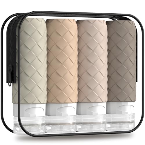 Travel Bottles for Toiletries (4 Count)