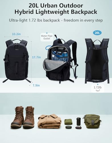 Small Hiking Backpack for Men Women