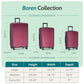 Boren Expandable Hardside Rugged Travel Luggage with 8 Spinner Wheels