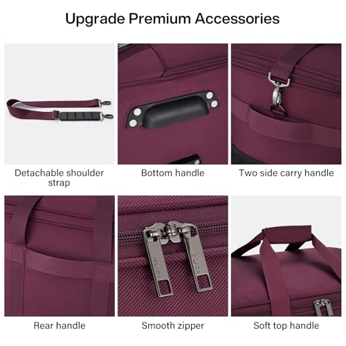 Expandable Luggage Bags for Travel Collapsible Suitcase with Wheels