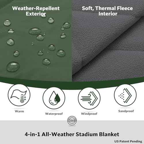 Large Waterproof Outdoor Stadium Blanket