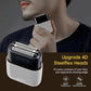 Mini Steel Electric Foil Shavers for Men