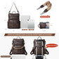 Vegan Leather Laptop Backpack for Women 15.6 inch Work Backpack Fashion Travel Backpack Purse for Travel College Work