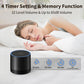 Portable Mini White Noise Machine Sound Machine with 30 Soothing Sounds for Newborn Kids Adults Rechargeable Sleep Brown Noise Machine with 4 Timers Memory Function for Travel Camping Home and Office