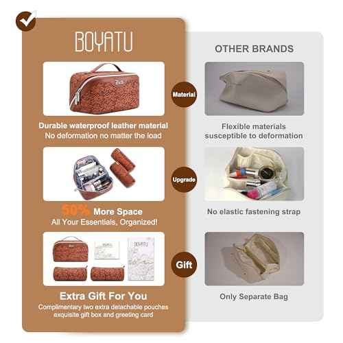 Travel Makeup Bag Cosmetic Bags for Women