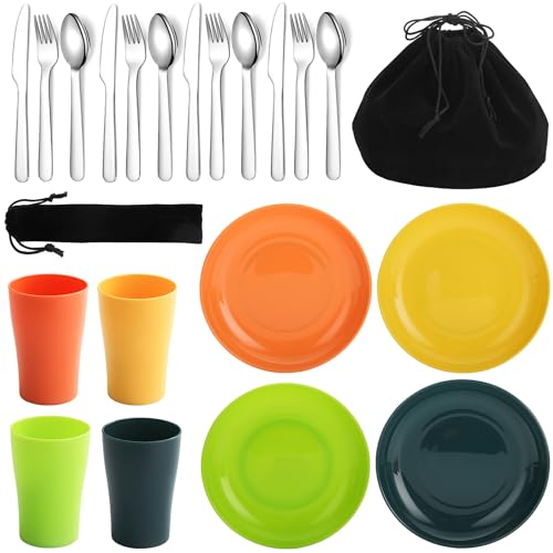 Camping Cutlery Set 20 Piece