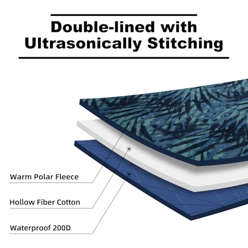 Large Waterproof Outdoor Blanket Thick Fleece 80" x 58"