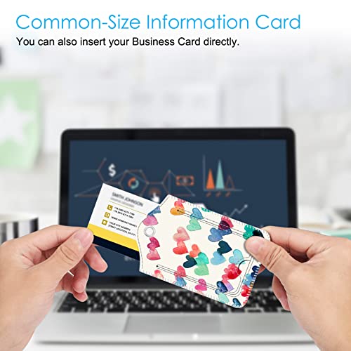 Luggage Tags Privacy Cover ID Label for Travel Bag Suitcase (2 Count)