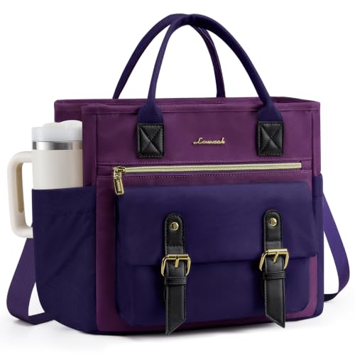 Insulated Lunch Bag Women (Blue Purple-Eggplant Purple-Black / 15L)