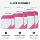 Compression Packing Cubes 6 Set (6 Count)