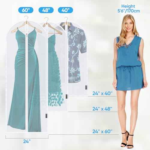 2PK Garment Bags for Hanging Clothes (2 Count)