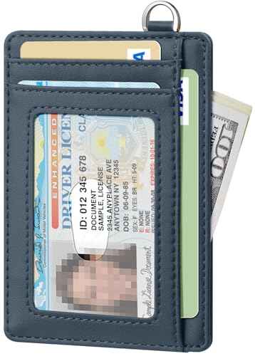 Slim Minimalist Wallet RFID Credit Card Holder for Men