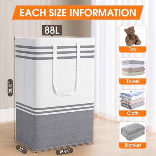 3 Pack Large Laundry Baskets (3 Count)