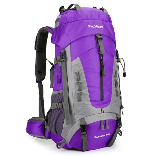 60L Hiking Backpack for Men and Women Lightweight Camping Hiking Backpack with Rain Cover Large Waterproof Travel Backpack Backpacking Pack