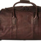 Duff Guy Colombian Leather 20" Single Compartment Top Load Travel Duffel Bag