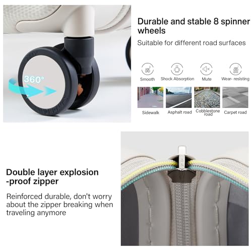 Expandable Hard Shell Luggage Sets (2 Count)