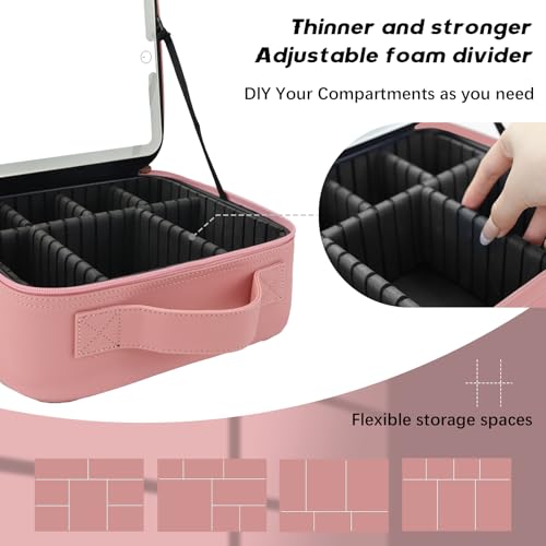 Makeup Bag with Led Mirror