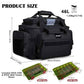 Fishing Tackle Bag with 4PCS 3700 & 2PCS 3600 Tackle Boxes