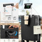 28 Inch Top Opening Checked Luggage with Cup Holder and USB Ports
