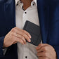 Mens Wallet Rfid Blocking Leather Wallet for Men Bifold Wallets with 1 ID Window 16 Card Slot Blackstripe