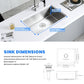 28×20 Inch Undermount Kitchen Sink