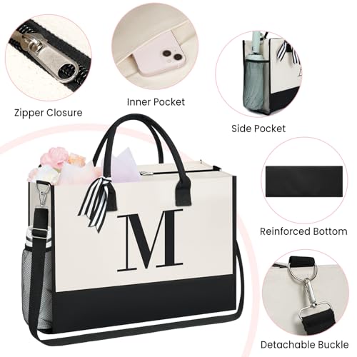 Initial Tote Bag