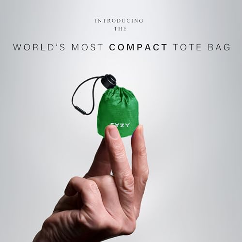 World's Most Compact Travel Tote Bag Portable Shopping Beach Market Bag
