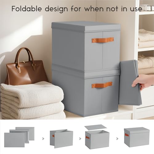 Storage Bins with Lids (8 Count)