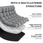 Grey Travel Seat Cushion