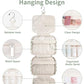 Hanging Toiletry Bag for Women Travel Checkered Makeup Bag Organizer Toiletries Bag for Travel Size Essentials Accessories Cosmetics
