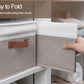 Fabric Storage Bins with Lids (3 Count)