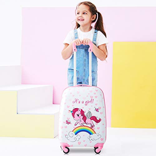 2 Pcs Kids Carry On Luggage (2 Count)