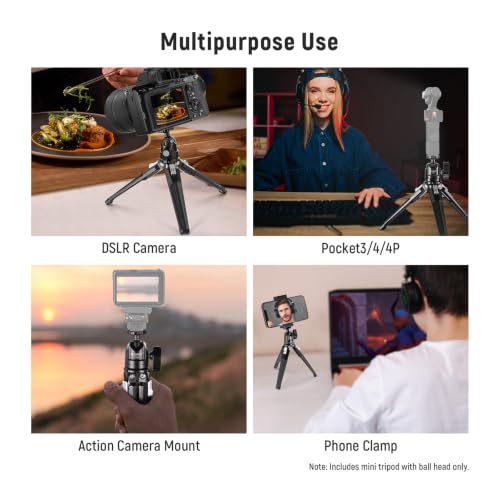 Mini Metal Table Tripod with 360° Ball Head