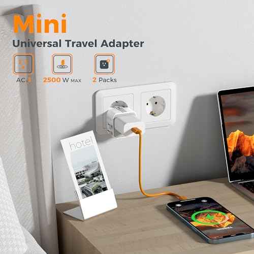2 Pack Universal Travel Adapter (2 Count)