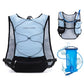 Lightweight Hydration Backpack Running Vest with 1.5L Water Bag（Light Blue