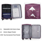 28 Inch Luggage with Spinner Wheels Expandable Large Suitcase with Wheels Softside Check in Luggage Rolling Suitcase with Lock Lightweight Travel Luggage for Men and Women