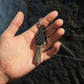 Compact Aluminum Blue Mini Key Organizer Holder Keychain