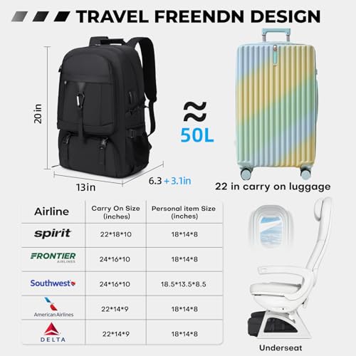 17.3 Inch gym backpack with shoe compartment