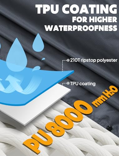 Hooded Rain Poncho for Adult Waterproof Lightweight Raincoat