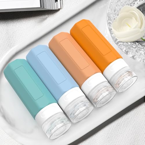 Travel Bottles for Toiletries 3oz (4 Count)