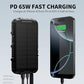 27 000mAh Solar Power Bank Portable Charger 65W Fast Charging